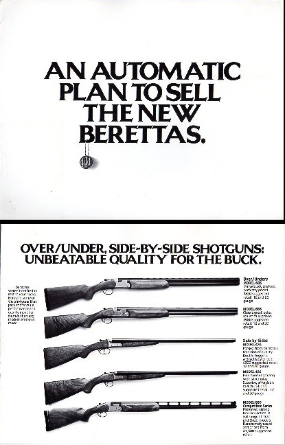 1982 Beretta Dealer Folder